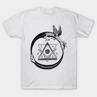 Ouroboros alchemy symbol T-Shirt